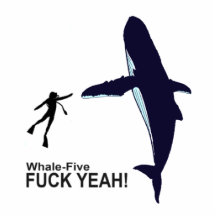 Whale-Five. Acrylic Cut Outs