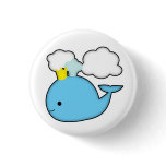Whale King Button