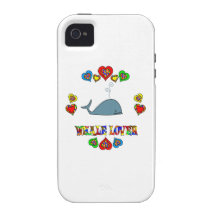 Whale Lover Vibe iPhone 4 Cover