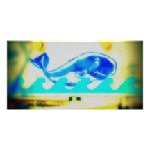 Whale of a Time Customized Photo Card