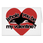 Whale you be my Valentine Greeting Cards