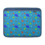 Whales and Nautical Pattern MacBook Cover MacBook Sleeve