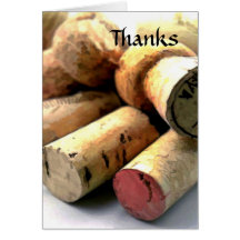 What a Corker Thanks Greeting Card