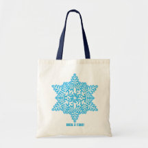 What A Flake Canvas Bag