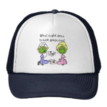 What A Girl Does To Look Gorgeous! Hat