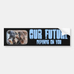 What About Us?  Bumper Sticker