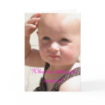 What are little girls made of? card