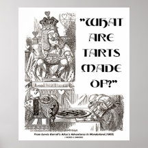 What Are Tarts Made Of? King Of Hearts Wonderland Print