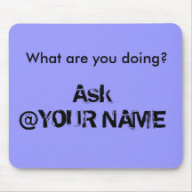 What are you doing? Mouse Pad