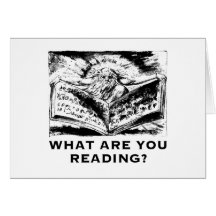 What Are You Reading Urizen Greeting Card