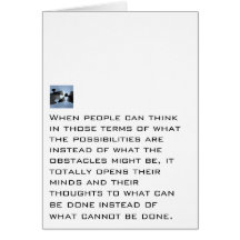 What Can Be Done Greeting Card