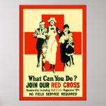 What Can You Do? ~ Vintage Nurse ~ WW1 Posters