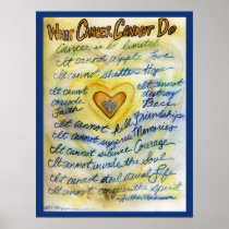 What Cancer Cannot Do (Blue and Gold Text) Blue Ln