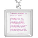 What Cancer Cannot Do Necklace Jewellery