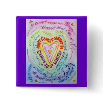 What Cancer Cannot Do Poem Pins or Buttons