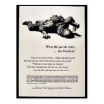 What Did You Do Today For Freedom? Post Cards