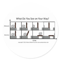 What Do You See On Your Way? Stickers