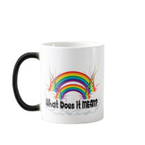 WHAT DOES IT MEAN? DOUBLE RAINBOW MUGS