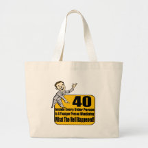 What Happened 40th Birthday Gifts Bags