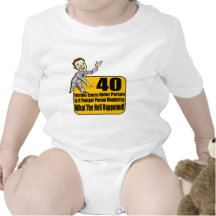 What Happened 40th Birthday Gifts Tshirts