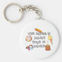 What Happens at Babcia's STAYS at Babcia&apos Key Chains