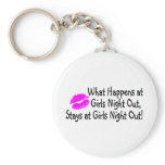 What Happens At Girls Night Out Stays At Girls Nig Key Chain