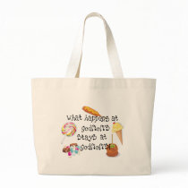 What Happens at Godmom's STAYS at Godmom's Tote Bags