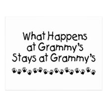 What Happens At Grammys With Black Handprints Postcard
