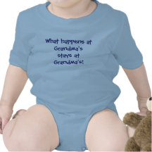 What happens at Grandma's stays at Grandma's!  Rompers