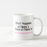 What Happens At Nanas Stays At Nanas Coffee Mug