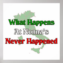 What happens at Nonna's never happened Print