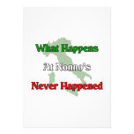 What happens at Nonno's, never happened. Personalized Invites