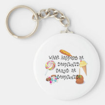 What Happens at StepMom's STAYS at StepMom&ap Key Chain