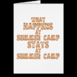 What Happens at Summer Camp cards