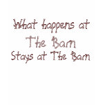 What happens at The Barn t-shirts