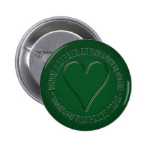 What Happens? Heart Pinback Buttons