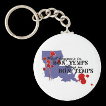 What Happens in Bon Temps keychains