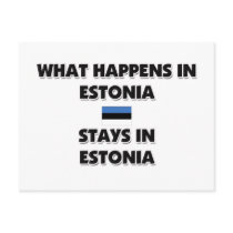 What Happens In ESTONIA Stays There Post Cards