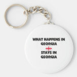 What Happens In GEORGIA Stays There Keychain