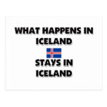 What Happens In ICELAND Stays There Post Card