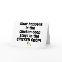 What Happens in the Chicken Coop