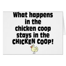 What Happens in the Chicken Coop Cards