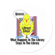 What Happens In The Library... Sticker