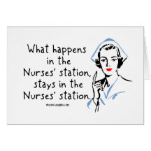 What Happens in the Nurses Station Card