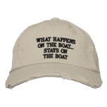 Fishing Embroidered Hats