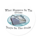What Happens On The Cruise stickers