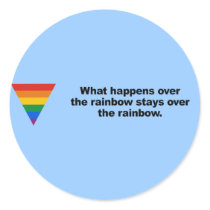 What happens over the rainbow stays over