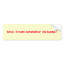 What if there were other big bangs? bumper stickers