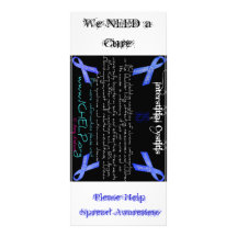 What is Interstitial Cystitis, We NEED a Cure, ... Rack Card Template
