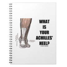 What Is Your Achilles' Heel? (Heel Anatomy) Spiral Note Books